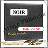 Reliure pour CPA ou CPM - NOIRE - Modèle Luxe - VIDE (20041-4) Yvert et Tellier
