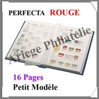 PERFECTA - 16 Pages BLANCHES - ROUGE - Petit Modle (240112)