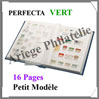 PERFECTA - 16 Pages BLANCHES - VERT - Petit Modle (240115) Yvert et Tellier