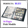 PERFECTA - 16 Pages NOIRES - BLEU - Petit Modle (240121) Yvert et Tellier