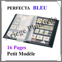 PERFECTA - 16 Pages NOIRES - BLEU - Petit Modle (240121)