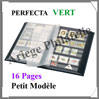 PERFECTA - 16 Pages NOIRES - VERT - Petit Modle (240124) Yvert et Tellier