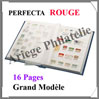 PERFECTA - 16 Pages BLANCHES - ROUGE - Grand Modle (240312) Yvert et Tellier