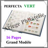 PERFECTA - 16 Pages BLANCHES - VERT - Grand Modle (240315) Yvert et Tellier