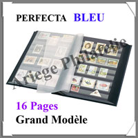 PERFECTA - 16 Pages NOIRES - BLEU - Grand Modle (240321)