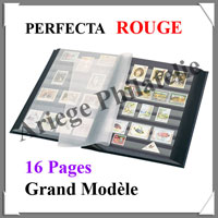 PERFECTA - 16 Pages NOIRES - ROUGE - Grand Modle (240322)