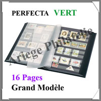 PERFECTA - 16 Pages NOIRES - VERT - Grand Modle (240325)
