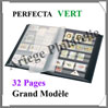 PERFECTA - 32 Pages NOIRES - VERT - Grand Modle (240425) Yvert et Tellier