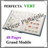 PERFECTA - 48 Pages BLANCHES - VERT - Grand Modle (240515) Yvert et Tellier