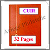 PERFECTA LUXE CUIR - 32 Pages NOIRES - 3 Couleurs - Grand Modle (24122) Yvert et Tellier