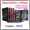 Album INITIA - RELIURE + ETUI - Couleur BLEU - Avec 10 Pages (244071) Yvert et Tellier