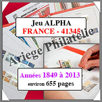 FRANCE - Jeu ALPHA - 1849  2013 - Sans Pochettes (41345)