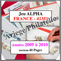 FRANCE - Jeu ALPHA - 2009  2010 - Sans Pochettes (41351)
