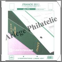 FRANCE 2011 - Jeu FO - 1er Semestre - Timbres Courants (710033)