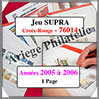 FRANCE - Jeu SC - Croix Rouge - 2005 à 2006 - Avec Pochettes (76014) Yvert et Tellier