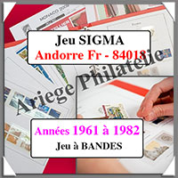 ANDORRE - Jeu SIGMA - 1961  1982 - Avec Bandes (84018)