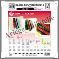 FRANCE - Jeu SC - Blocs Souvenirs - Anne 2014 - Avec Pochettes (851120)