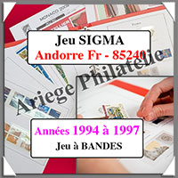 ANDORRE - Jeu SIGMA - 1994  1997 - Avec Bandes (85240)