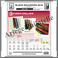 FRANCE - Jeu SC - Blocs Souvenirs - Anne 2015 - Avec Pochettes (861120)