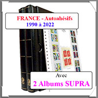 FRANCE - Jeu SC - Autoadhsifs - 1990  2022 - Avec Pochettes (91380)