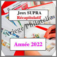 Jeux YVERT et TELLIER - SUPRA - Rcapitulatif - Anne 2022