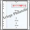 Feuilles AV COMPO A - Feuilles NEUTRES (Paquet de 5) - 3 Bandes Transparentes (AVCOMPOA) AV-Editions