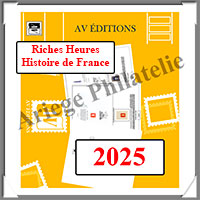 FRANCE - Jeu Riches Heures de l'Histoire de France 2025 - Luxe - AVEC Pochettes (RICHES-2025)
