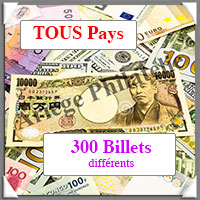 Monde - 300 Billets Diffrents (Lot)