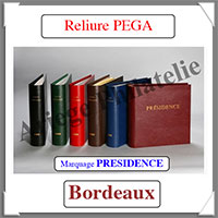 RELIURE PEGA 030 - SANS Etui-- Couleur : BORDEAUX (030-BORDEAUX)