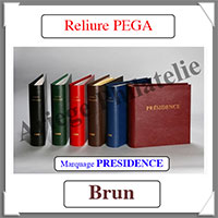 RELIURE PEGA 030 - SANS Etui-- Couleur : BRUN (030-BRUN)