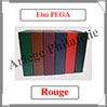 ETUI assorti pour RELIURE PEGA - Couleur : ROUGE (030E-ROUGE) Crs