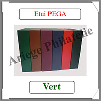 ETUI assorti pour RELIURE PEGA - Couleur : VERT (030E-VERT)