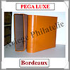 RELIURE PEGA LUXE  035N - AVEC Etui-- Couleur : BORDEAUX (035N-BORDEAUX) Crs