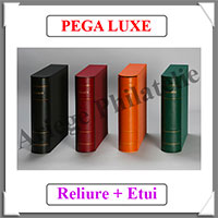 RELIURE PEGA LUXE  035S - AVEC Etui-- Couleur : NOIR (035S-NOIR)