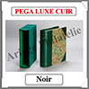 RELIURE PEGA LUXE CUIR 040S - AVEC Etui-- Couleur : NOIR (040S-NOIR) Crs