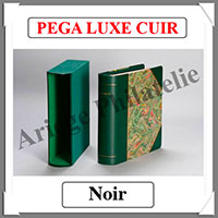 RELIURE PEGA LUXE CUIR 040S - AVEC Etui-- Couleur : NOIR (040S-NOIR)