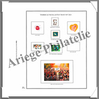 FRANCE 2025 - Jeu LOUVRE - Timbres Autocollants et Bloc NFT (FF25ATC)