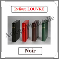 RELIURE LOUVRE- Couleur : NOIR (FLR-NOIRN)