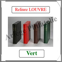 RELIURE LOUVRE- Couleur : VERT (FLR-VERT)