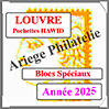 FRANCE 2025 - Jeu de Pochettes HAWID - Blocs Sp�ciaux (HBA25BF) C�r�s