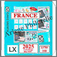 FRANCE 2025 - Bloc Croix-Rouge - AVEC Pochettes 13785-25B)
