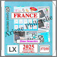 FRANCE 2025 + Reliure XIII et Boitier - 2 �me Semestre - 1ace - AVEC Pochettes (37255-XIII)