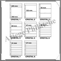 KOSMOS - Feuilles CRISTAL ASSORTIES - TRANSPARENTES -: Paquet de 8 Feuilles (CRISTAL-ASSORT)