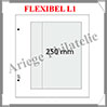 FLEXIBEL - Feuilles L 1 - 1 Poche TRANSPARENTE : 250*190 mm - Paquet de 5 Feuilles (FLEXIBEL L1) Davo