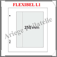 FLEXIBEL - Feuilles L 1 - 1 Poche TRANSPARENTE : 250*190 mm - Paquet de 5 Feuilles (FLEXIBEL L1)