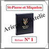 RELIURE LUXE - SAINT-PIERRE et MIQUELON N I et Boitier Assorti (SPM-LX-REL-I) Davo