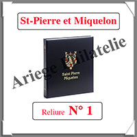 RELIURE LUXE - SAINT-PIERRE et MIQUELON N I et Boitier Assorti (SPM-LX-REL-I)