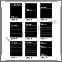 KOSMOS - Feuilles UNIC ASSORTIES - NOIRE  - Paquet de 9 Feuilles (UNIC ASSORT)