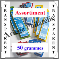 HAWID Assortiment de 30 Bandes TRANSPARENTES : 50 grammes (306770)