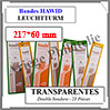 HAWID Bandes Transparentes : 217x60 mm - Double Soudure (311954) Leuchtturm